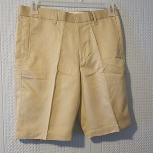 Bobby Jones Khaki Pinstripe Golf Shorts 8.5" Inseam New Without Tags Sz. 30